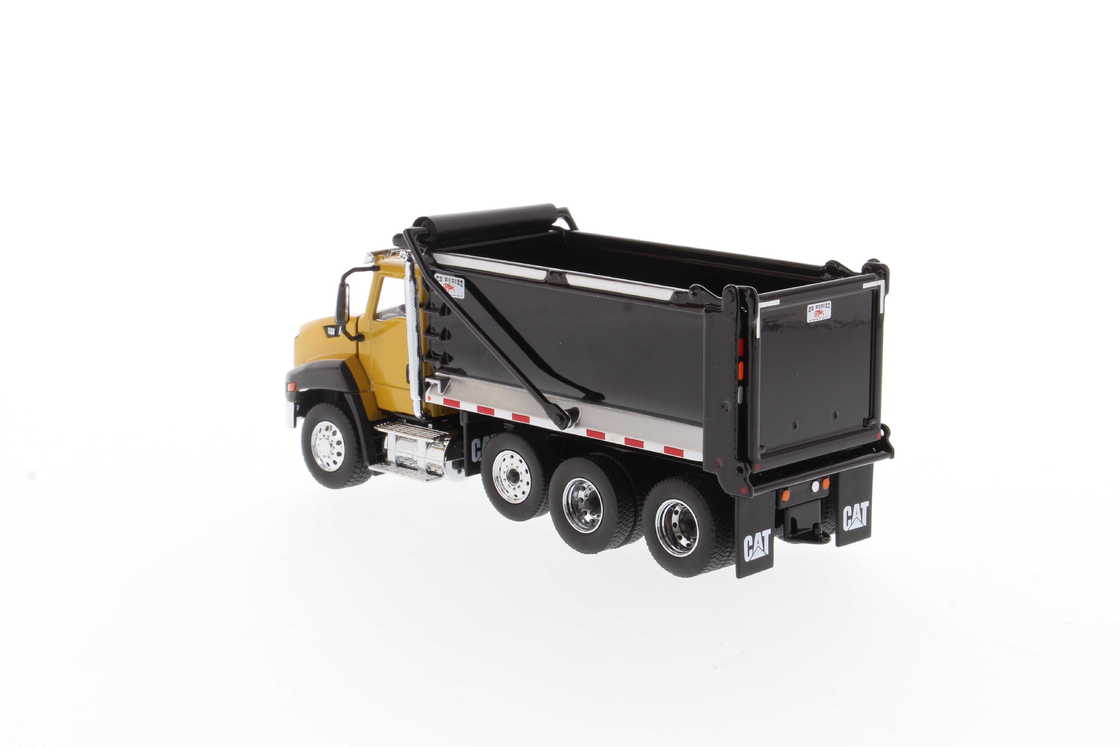 DM 1:50 Cat CT660 Tageskabine Automatischer Muldenkipper Gelb Legierung Modell 85668
