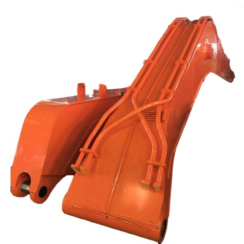 Kundenspezifischer 22 Meter langer Baggerausleger für Cat E374 mit CE-zertifiziertem Q355B Material