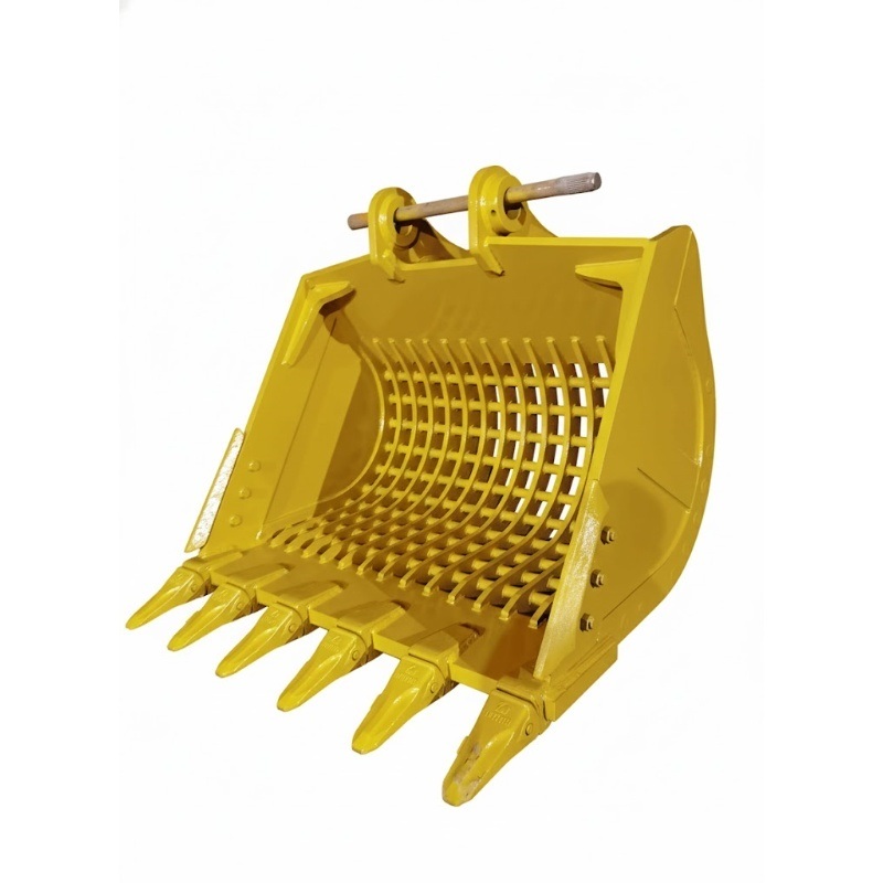 Custom Heavy Duty Caterpillar Excavator Sieve Bucket for Screening and Sorting