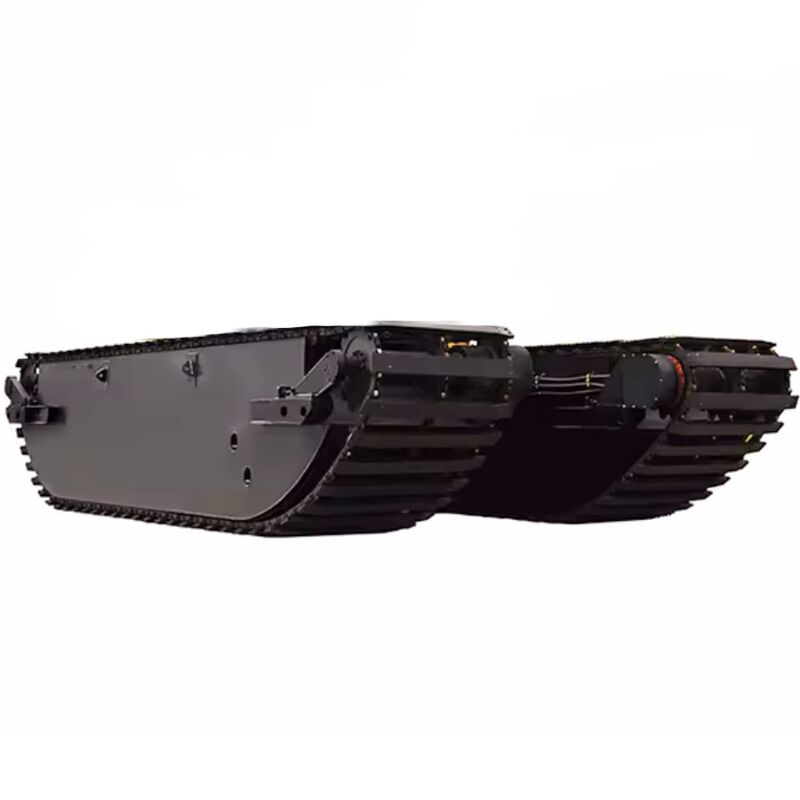 Speziell gebaute Amphibienbagger Pontoon Schwimmer für Fluss See Sumpf Bagger Buggy Unterwagen Lieferant