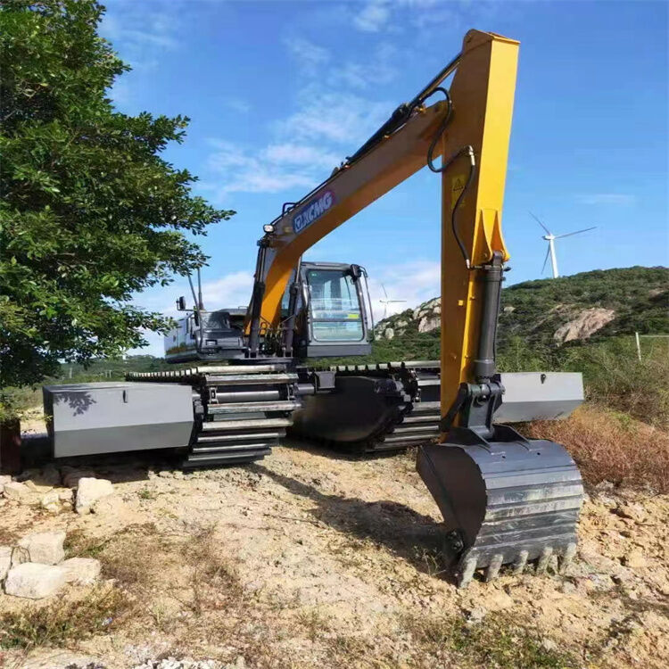 Anpassungsfähiger Bagger Pontoon Fahrgestell Wasserschwimmer Sumpfschwimmer für einen stabilen Betrieb Leichte Wartung Lieferant